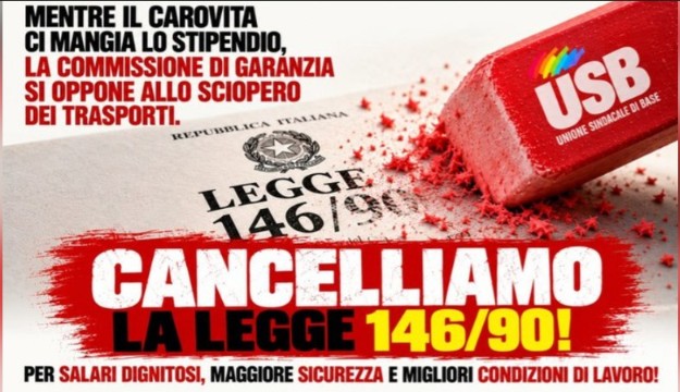 30 ottobre, sciopero generale: contro la guerra, il carovita; per il lavoro, per il diritto di sciopero